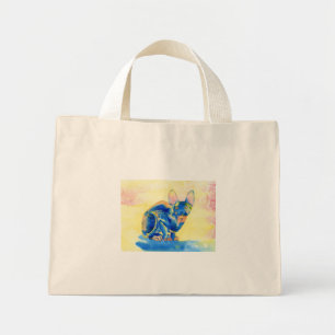 Sphynx-Kat-Bag Mini Stoffbeutel