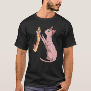 Sphynx Kat Hand Züchter Frischtier T-Shirt