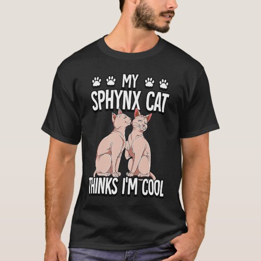 Sphynx-Katze 10 T-Shirt (Vorderseite)