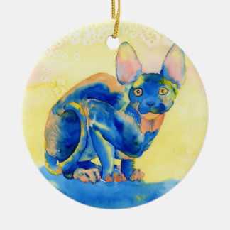 Sphynx Katze #1 Keramikornament