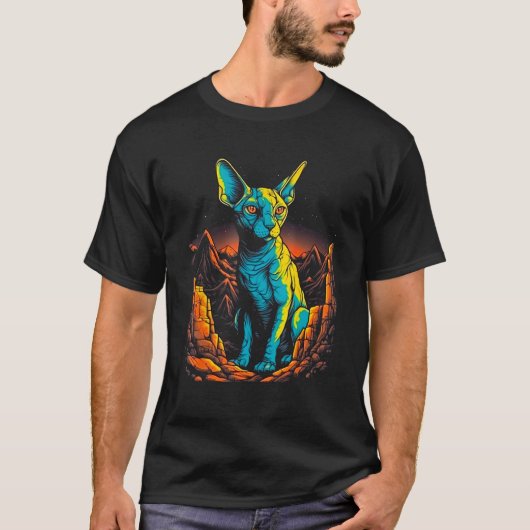 Sphynx-Katze 1 T-Shirt (Vorderseite)