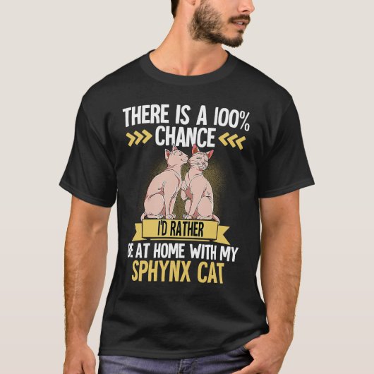 Sphynx-Katze 2 T-Shirt (Vorderseite)