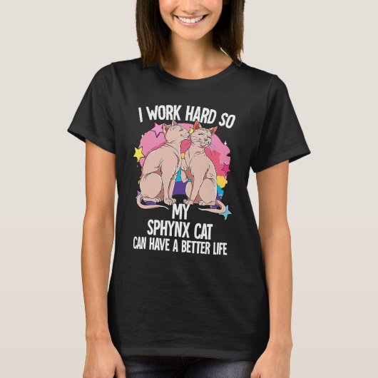 Sphynx-Katze 3 T-Shirt (Vorderseite)