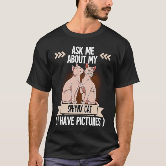 Sphynx-Katze 7 T-Shirt (Vorderseite)