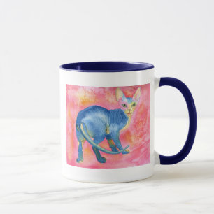 Sphynx Katze 7 Tasse