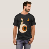 Sphynx-Katze angelt Augapfel T-Shirt (Vorne ganz)