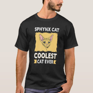 Sphynx-Katze Coolste Katze Aller Haarige Katzenbes T-Shirt