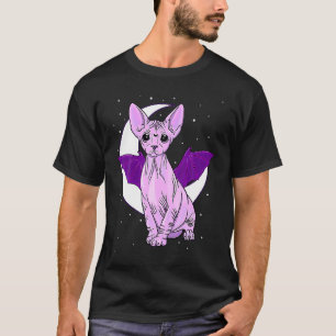Sphynx-Katze Fledermaus Cute Pastell-Goth creepy g T-Shirt