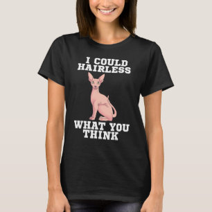 Sphynx Katze Haarloses Haustier Tierliebhaber Züch T-Shirt