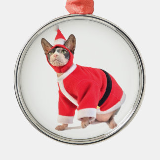 Sphynx Katze in der Ornament Aus Metall
