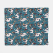 Sphynx-Katze-lustiges Kindermuster Fleecedecke (Vorderseite (Horizontal))