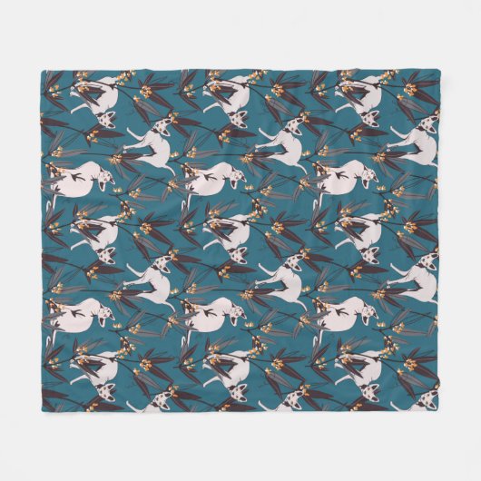 Sphynx-Katze-lustiges Kindermuster Fleecedecke (Vorderseite (Horizontal))