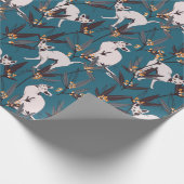 Sphynx-Katze-lustiges Kindermuster Geschenkpapier (Ecke)