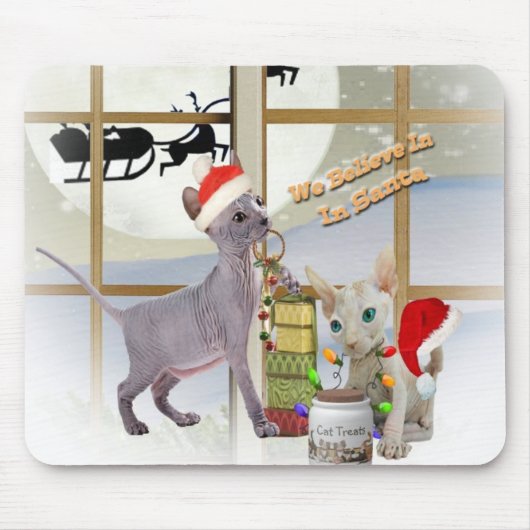 Sphynx Katze Mousepads (Vorne)