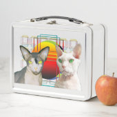 Sphynx Katze Ninja Devon Rex Casper Metall Brotdose (Beispiel)