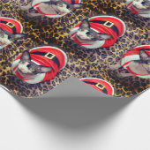 Sphynx Katze Ninja Sankt Weihnachten Geschenkpapier (Ecke)