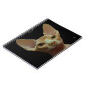 sphynx Katze Notizblock (Linke Seite)