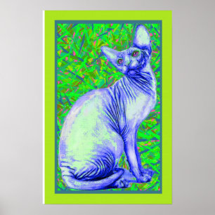 sphynx Katze Poster
