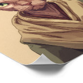 SPHYNX KATZE Poster Plakate (Ecke)