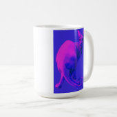 sphynx Katze-rosa Kaffeetasse (VorderseiteRechts)