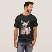 Sphynx-Katze T-Shirt (Vorne ganz)