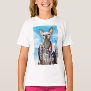 Sphynx Katze. Tourist T-Shirt