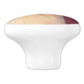 Sphynx Katzen-Aquarell-Porträt Keramikknauf (Seitenansicht)