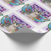 Sphynx Katzen-feenhaftes Geschenkpapier (Ecke)