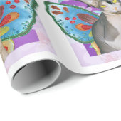 Sphynx Katzen-feenhaftes Geschenkpapier (Rolleneckpunkt)