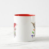 Sphynx-Katzenkatze-Tasse Zweifarbige Tasse (Mittel)