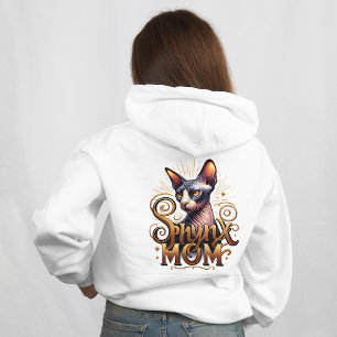 Sphynx-Katzenmutter Damen Hoodie