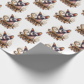 Sphynx-Katzenmutter-Geschenk Geschenkpapier (Ecke)