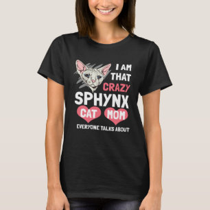 Sphynx-Katzenmutter haarlose Katze T-Shirt