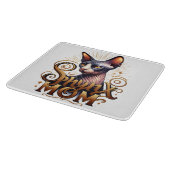 Sphynx-Katzenmutter Schneidebrett (Ecke)