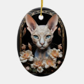 Sphynx Keramik Ornament (Vorne)