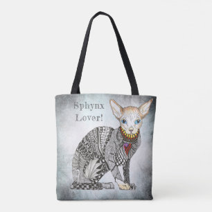 Sphynx-Liebhaber-Katze-Tragetasche Tasche