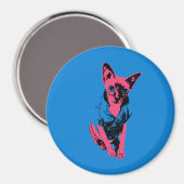 Sphynx Magnet (Vorderseite/Rückseite)