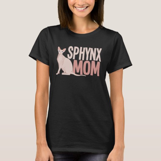Sphynx Mama Cat T-Shirt (Vorderseite)