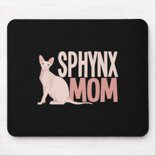 Sphynx-Mama Katzenschwanz Sphinx Frischkatzenbesit Mousepad
