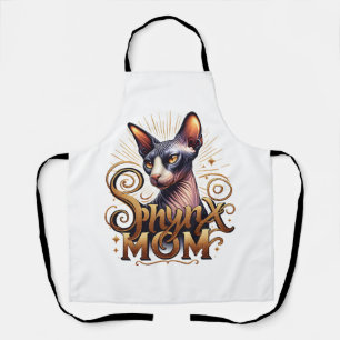 Sphynx-Mutter-Katze-Liebhaber-Mama-Schürze Schürze