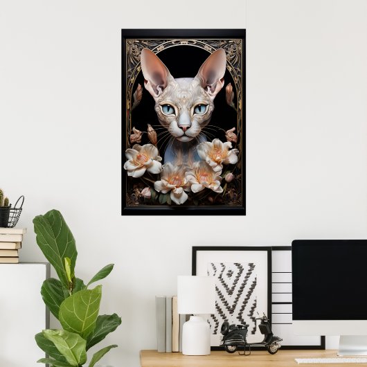 Sphynx Poster (Heimbüro)