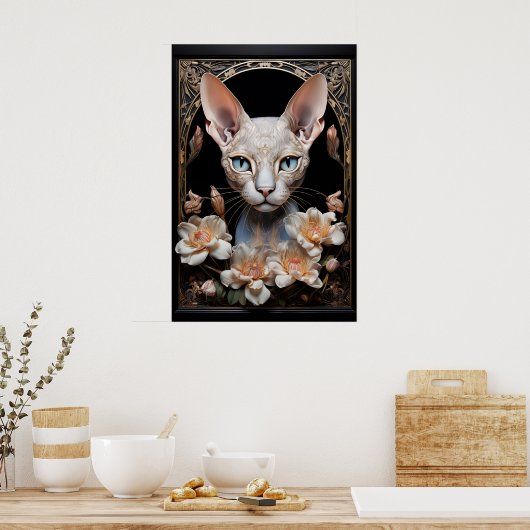 Sphynx Poster (Küche)