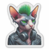 SPHYNX PUNK ROCKER 7 AUFKLEBER (Vorderseite)