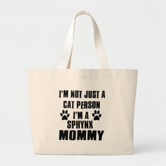 Sphynx Shirts Katzen-Entwurf Jumbo Stoffbeutel
