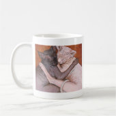 Sphynx Sphinx-Katzen-Katzen-Nickerchen-Zeit Kaffeetasse (Links)