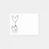 Sphynx Tais Liebe Engels-I ein Sphynx Post-it Klebezettel (Vorderseite)