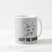 SPHYNX UNBEHAARTE KATZEN, Kaffee-Tassen, BEFOLGEN Kaffeetasse (VorderseiteRechts)