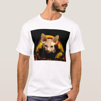 Sphynx unbehaarter Katzen-T - Shirt