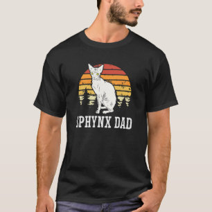 Sphynx-Vater Feline Katzen ohne Fell Kitten-Vater  T-Shirt