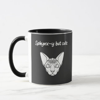 Sphynx-y, aber Niedlich für jeden Sphynx-Katzenlov Tasse